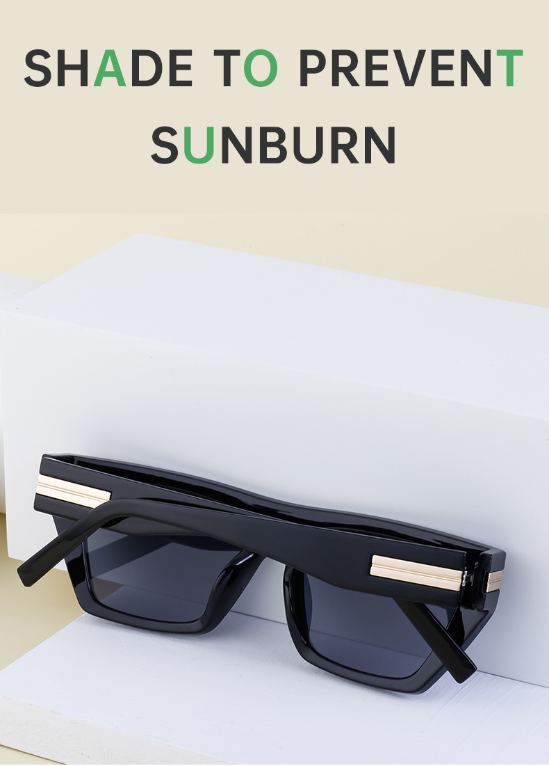 2023 New European and American Square Frame Sunglasses Men's Trendy Outdoor Cycling Small Frame Sunglasses Cross-Border Glasses Wholesale_voghion.com