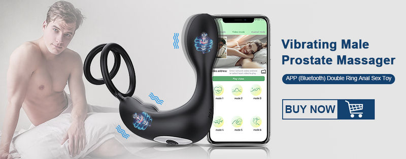 für Schubvibrator Männer Teleskop-Prostata-Massagegerät Männlich APP-Steuerung Analvibrator Prostata-Stimulator_voghion.com