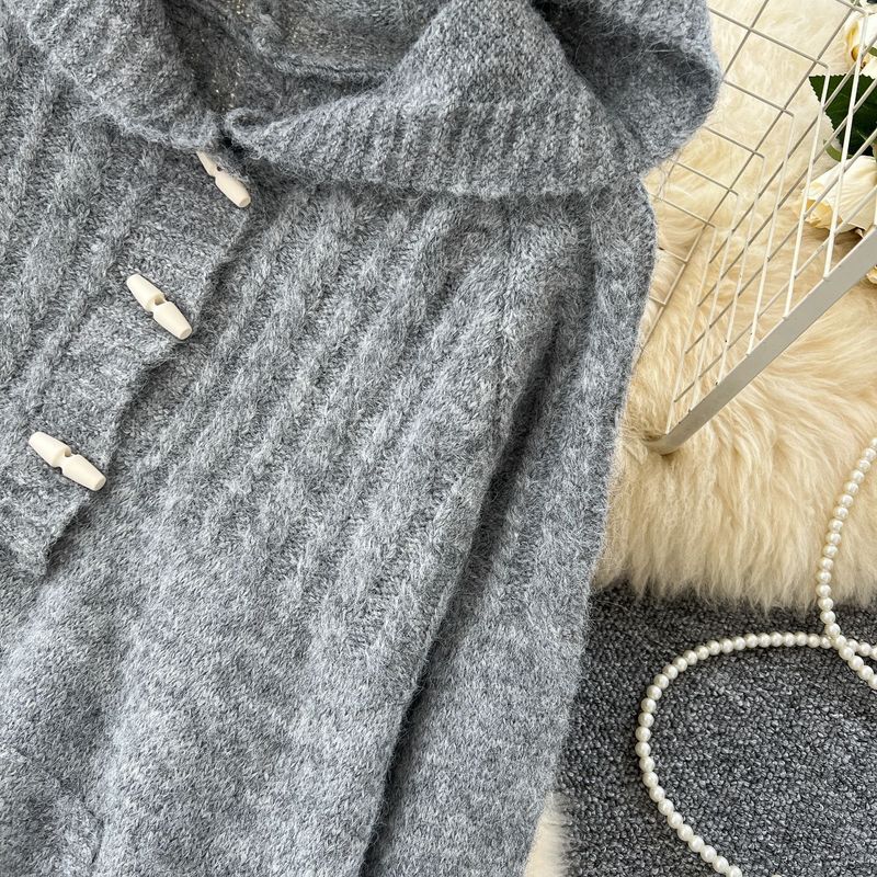Damenbekleidung: Gemütliches Set aus übergroßem Hoodie und hoch tailliertem, figurbetontem Rock – lässiges zweiteiliges Outfit für Damen, Loungewear und Streetstyle_voghion.com