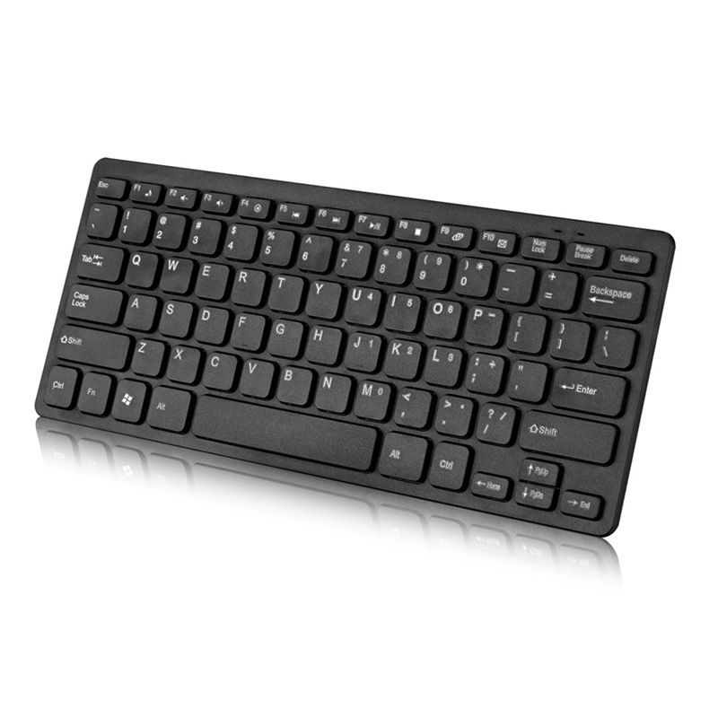 Teclado com interface USB multimídia externa Slim Chocolate Notebook com fio_voghion.com