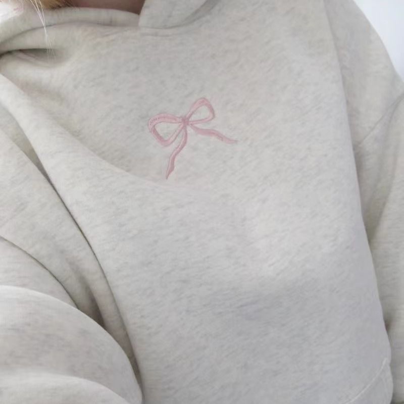 Felpa con cappuccio tinta unita per donna, nuova felpa casual ampia primaverile e autunnale_voghion.com