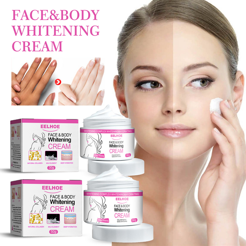 EELHOE Skincare mitrinošs, barojošs, atdzīvinošs, balinošs un ķermeņa losjons ar melanīnu samazinošu ādas kopšanas krēmu_voghion.com