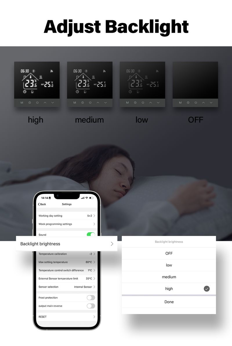 Θερμοστάτης Tuya WIFI για θέρμανση ή θέρμανση, έξυπνο σπίτι ή θερμορυθμιστής με Alexa Yandex Google Temperature Controller_voghion.com