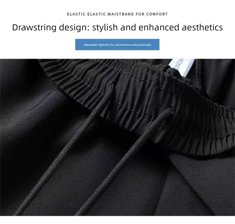 Sommer Neue Eisseide Dünne Fünf-Punkt-Sport-Fitness-Strandshorts Lässige Plus Size Atmungsaktive Herrenhose_voghion.com