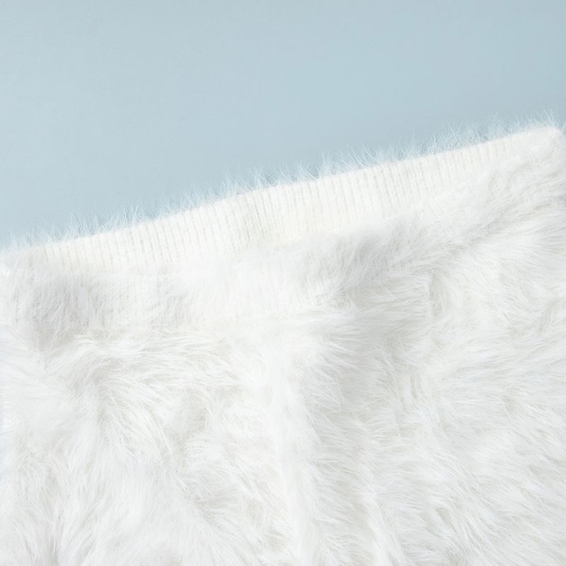Gonna midi lunga e calda in maglia stampata con bottoni, autunno inverno 2025, per donna, antirughe, sinonimo di capo d'abbigliamento_voghion.com