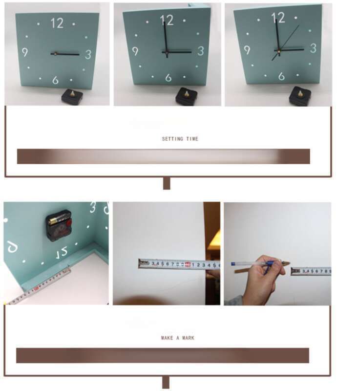 【 Hot Sale 】 Ins Wall Stue Kreativ Enkelhed Moderne Dobbeltsidet Silent Yang hjørneur_voghion.com