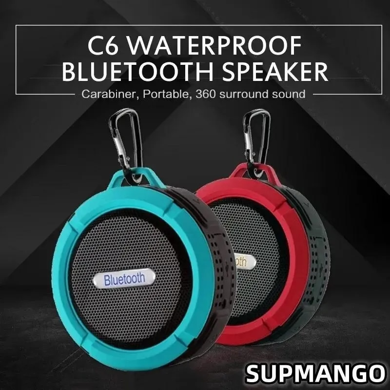 Bluetooth-compatible Speaker Big Suction Cup Bluetooth Stereo Outdoor Sports Mini TF Subwoofer Portable Waterproof_voghion.com