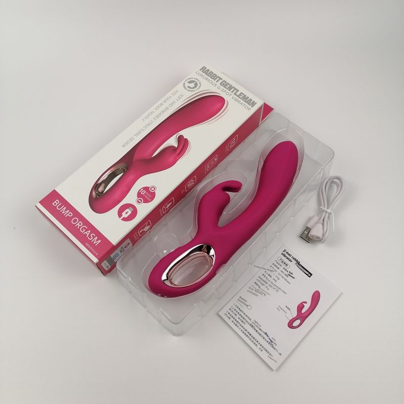 LuvBox Jimei Rabbit Vibratore Doppia Vibrazione Sex Toy Femminile Masturbatore Elettrico Inseribile Punto G Miele Fagiolo Ricaricabile_voghion.com