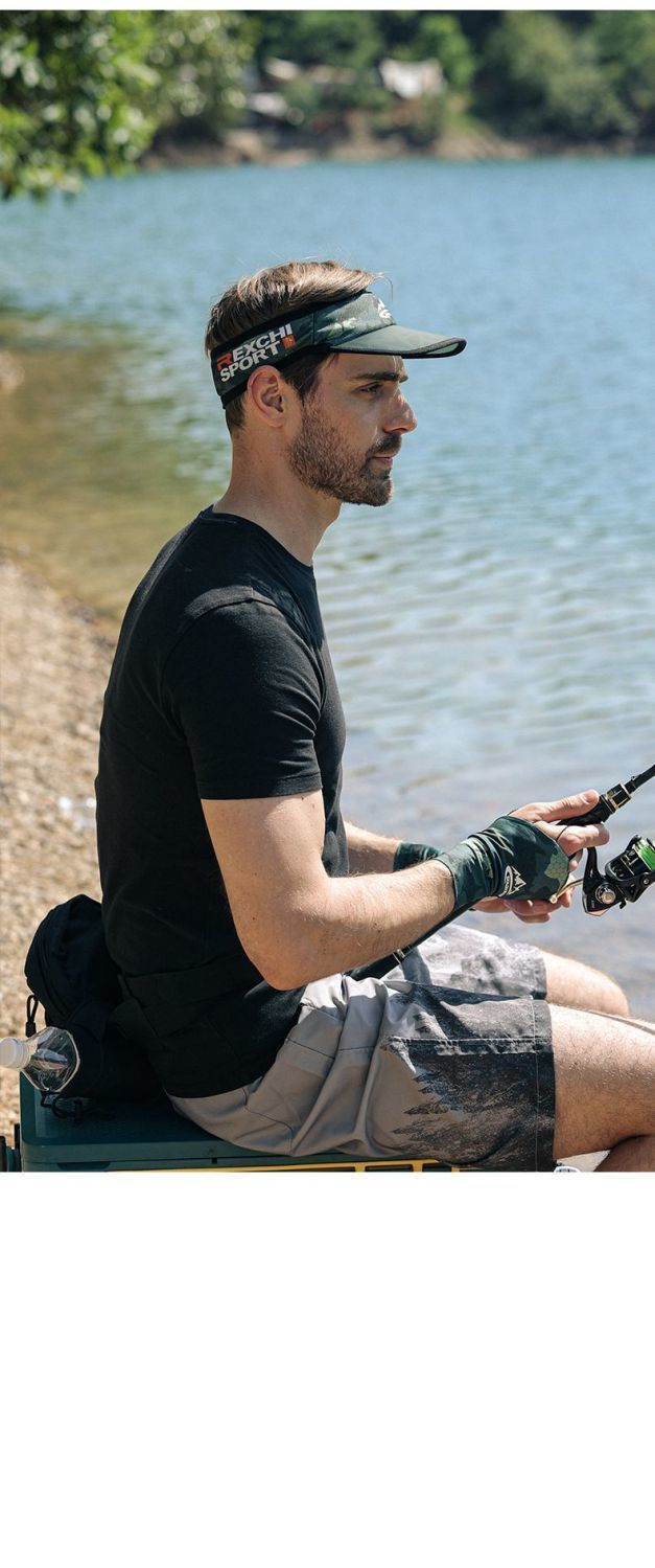 Pălărie de protecție solară pentru bărbați, sporturi în aer liber de vară, pescuit și ciclism, rezistentă la UV, transpirație_voghion.com