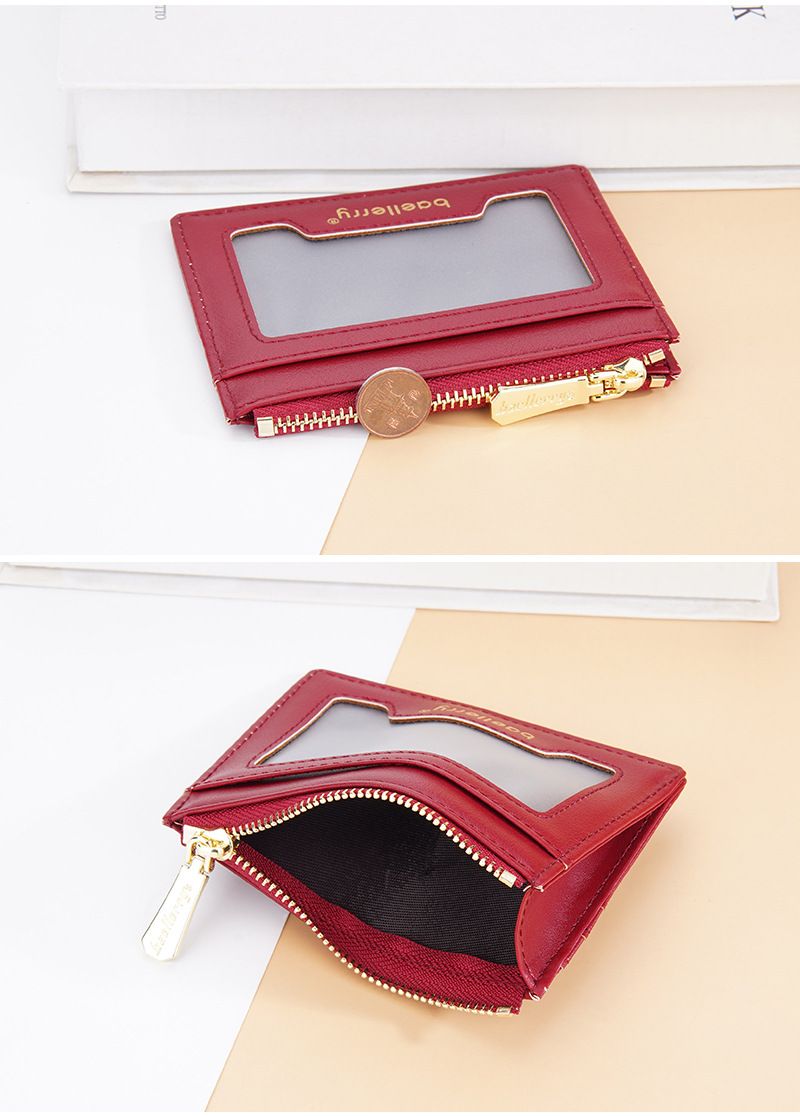 Passport Covers & Wallets New Ladies Card Holder Version Simple ID Card Holder Thin Bank Card Holder Coin Purse Wholesale_voghion.com