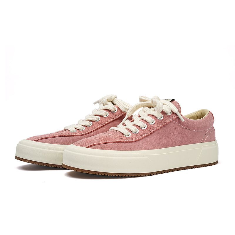Scarpe casual basse in vera pelle scamosciata, versione coreana, per uomo, modello estivo, versatili e alla moda, per Instagram, modello piccolo._voghion.com