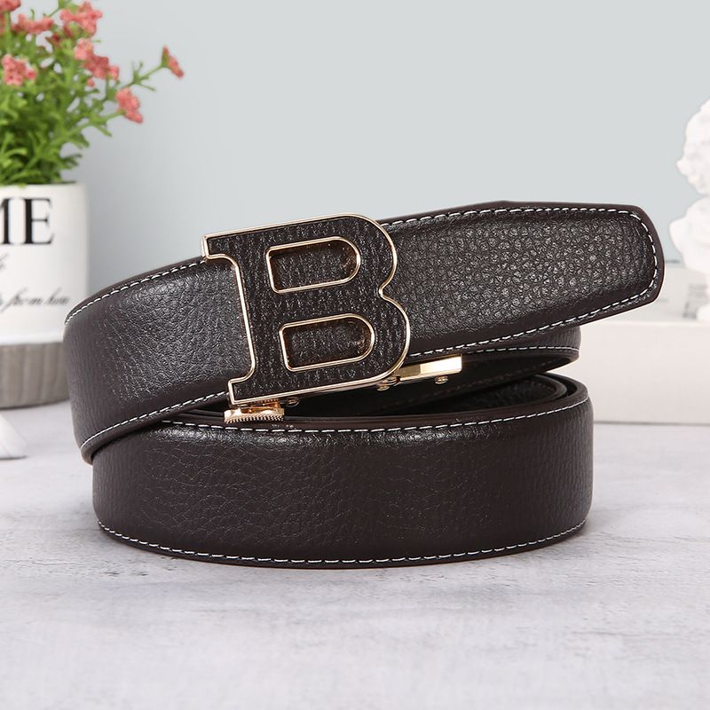 VOOTHOST Hochwertiger Briefgürtel für Männer und Frauen, klassischer, exquisiter Designergürtel für Männer, Modemarke, Designer-Ledergürtel F0127_voghion.com