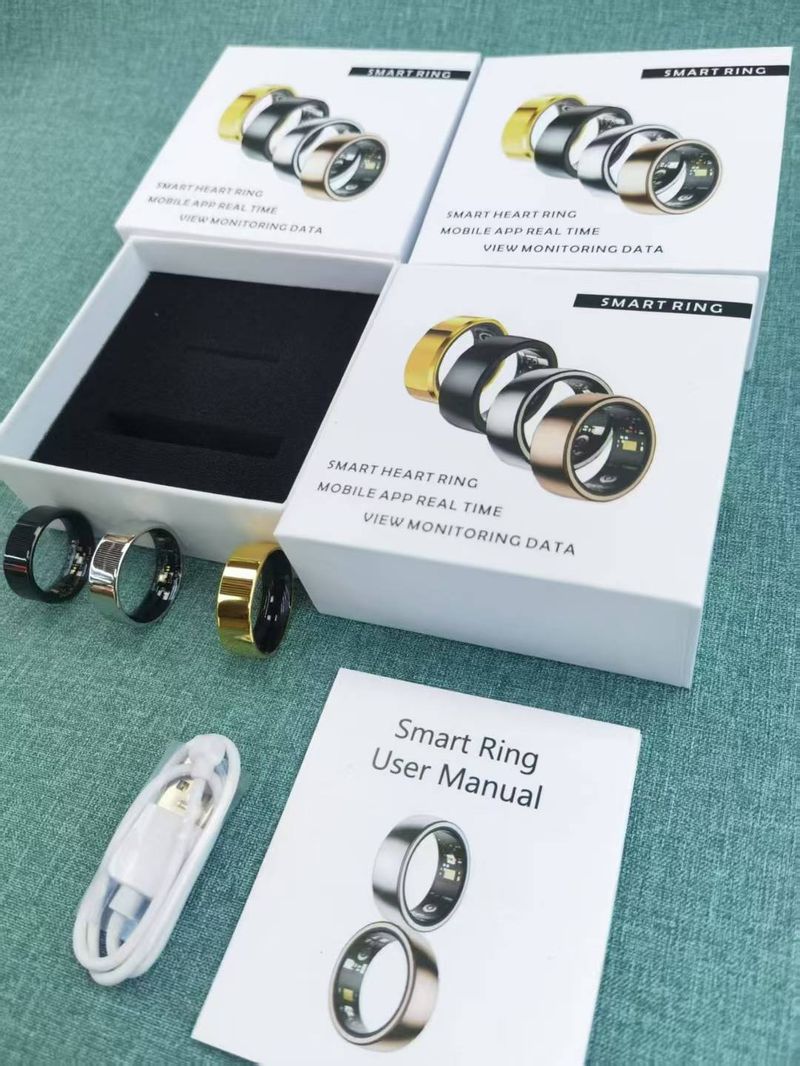 R06 Zdrowie Stal nierdzewna Sen Tętno Ciśnienie Krwi Gest Fotografia IP68 Inteligentny Pierścień dla Par_voghion.com