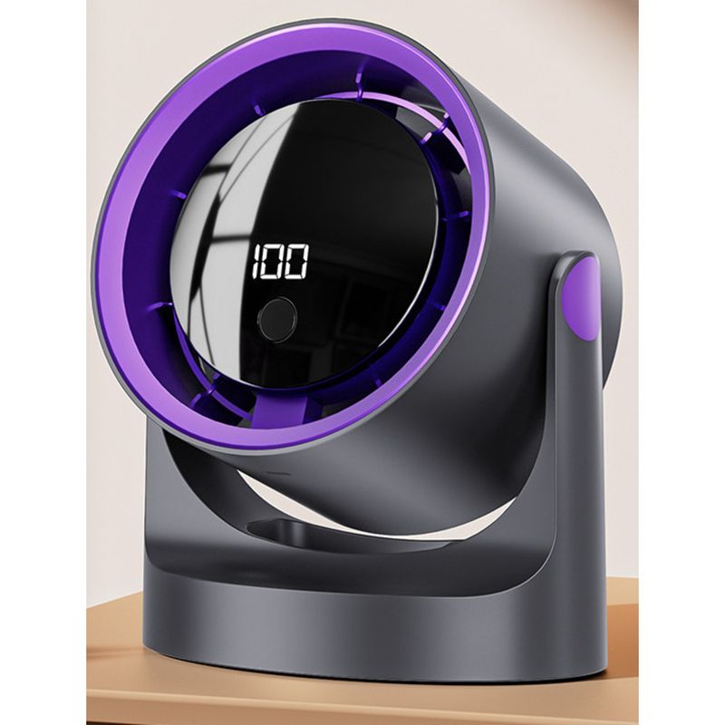 2025 New Model Desktop Digital Display Clip Wall-Mounted Circulating Fan Small Portable Powerful Cooling For Home_voghion.com