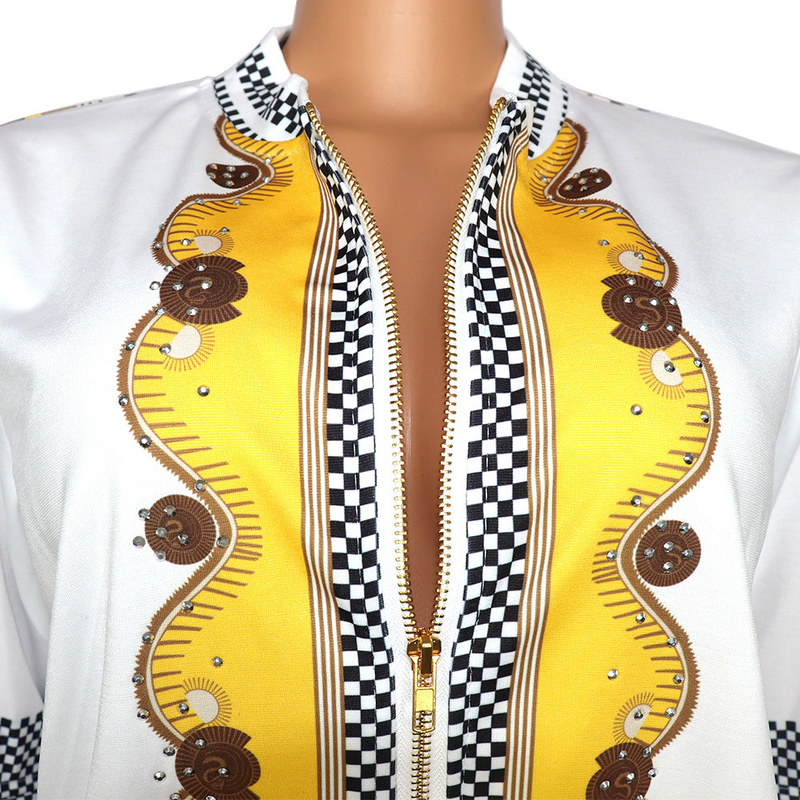Women's suits, fashionable and casual, twisted Roman digital printing, _voghion.com