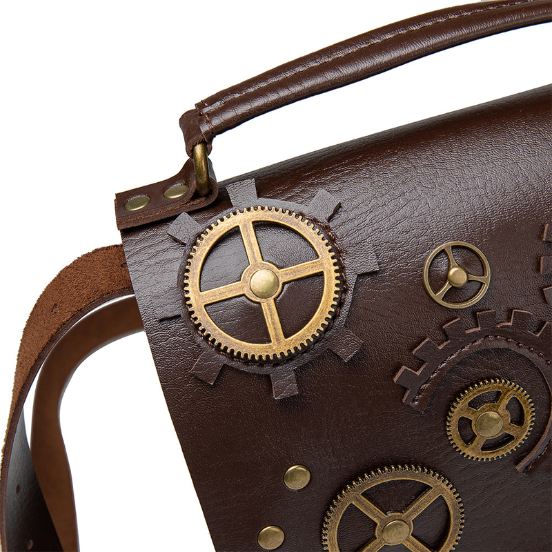 Steampunk retro frauen mit einem schulter schräg Satchel handtasche_voghion.com