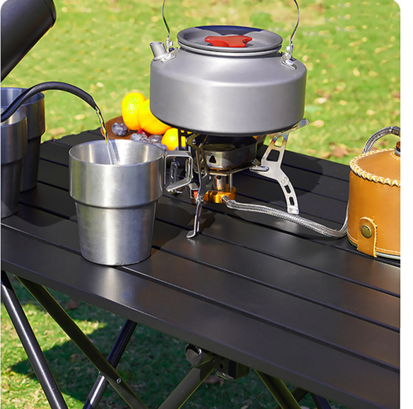 Outdoor Camping Table Folding Picnic Ultra-light Stall Portable Roll_voghion.com