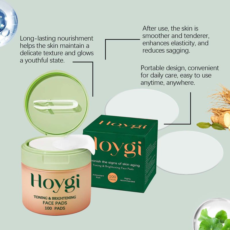 Dischetti idratanti quotidiani Hoygi Centella Asiatica Idratazione profonda Nutrimento Migliora l'elasticità della pelle_voghion.com