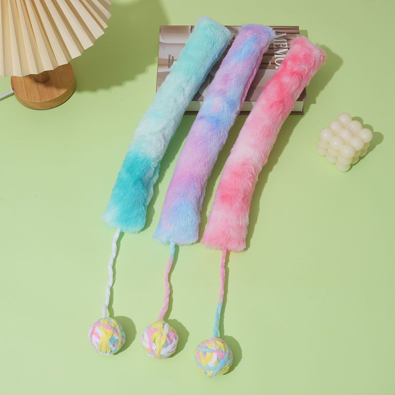 Giocattolo con erba gatta, campanellino, palla, cuscino di peluche interattivo, da masticare, dentizione, intrattenimento autonomo, rompicapo per gatti_voghion.com