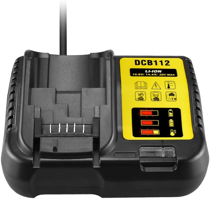 112 2A Lithium Battery Charger For 10.8V 12V 14.4V 18V 20V DCB206 DCB205 DCB204 DCB203 DCB120,DCB107 DCB115 DCB105_voghion.com