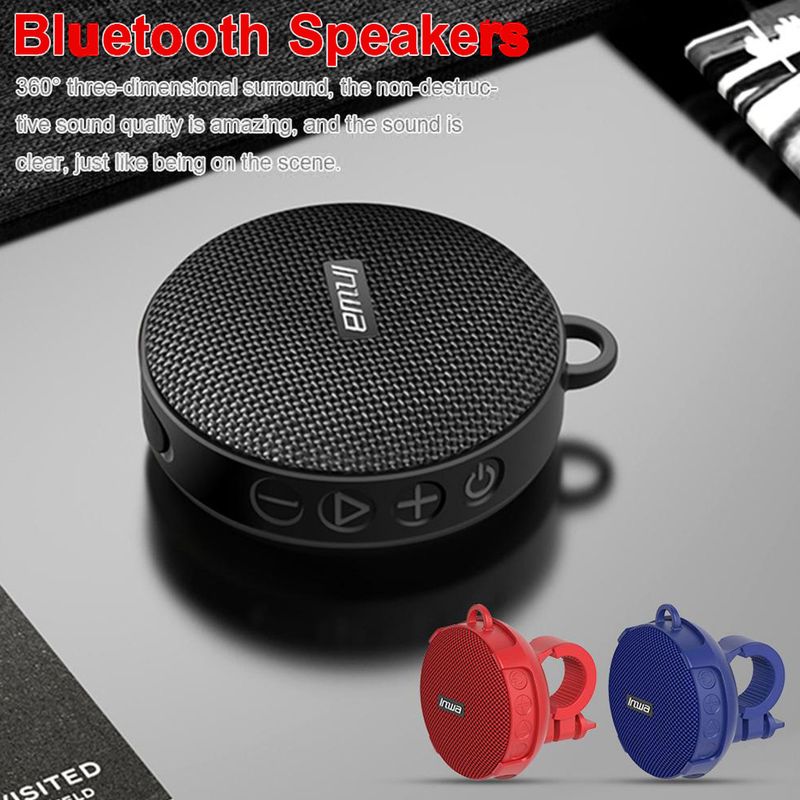 Bluetooth Bike Speaker With Detachable Bicycle Mount Shockproof Dustproof Waterproof Riding Built-in Mic and TF Card_voghion.com