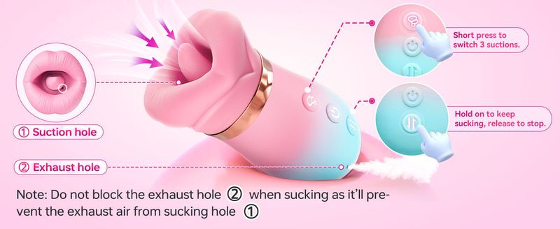 Gradient APP Red Lips And Mouth Female Tongue Licking Sucking Breast Licking Teasing Vibration Second Orgasm Masturbator Adult_voghion.com
