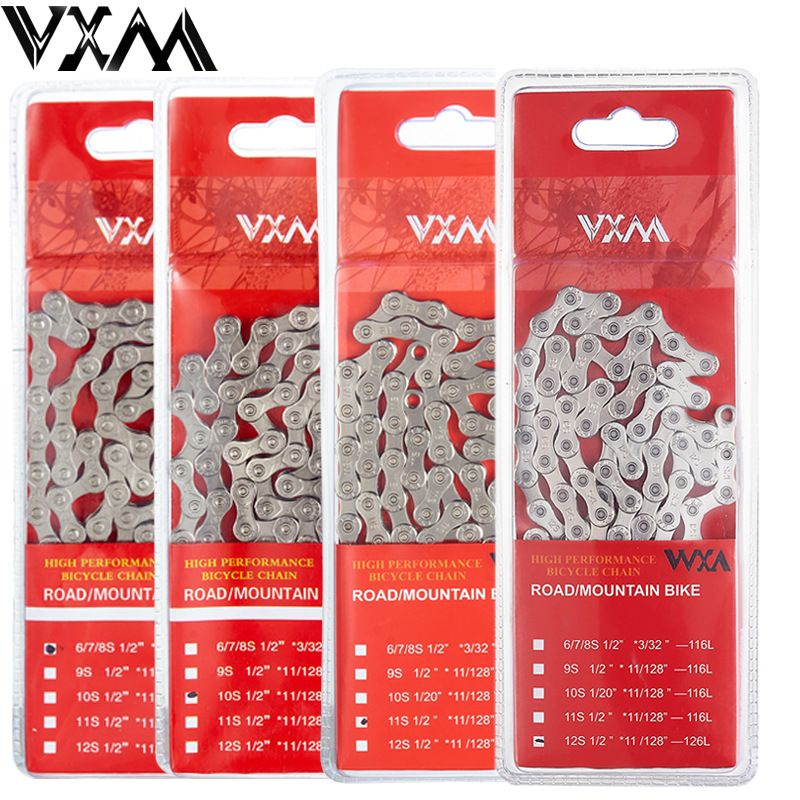 Catena deragliatore leggera in argento elettrolitico per bici da strada da montagna a velocità singola VXM Bicycle 8/9/10/11/12_voghion.com