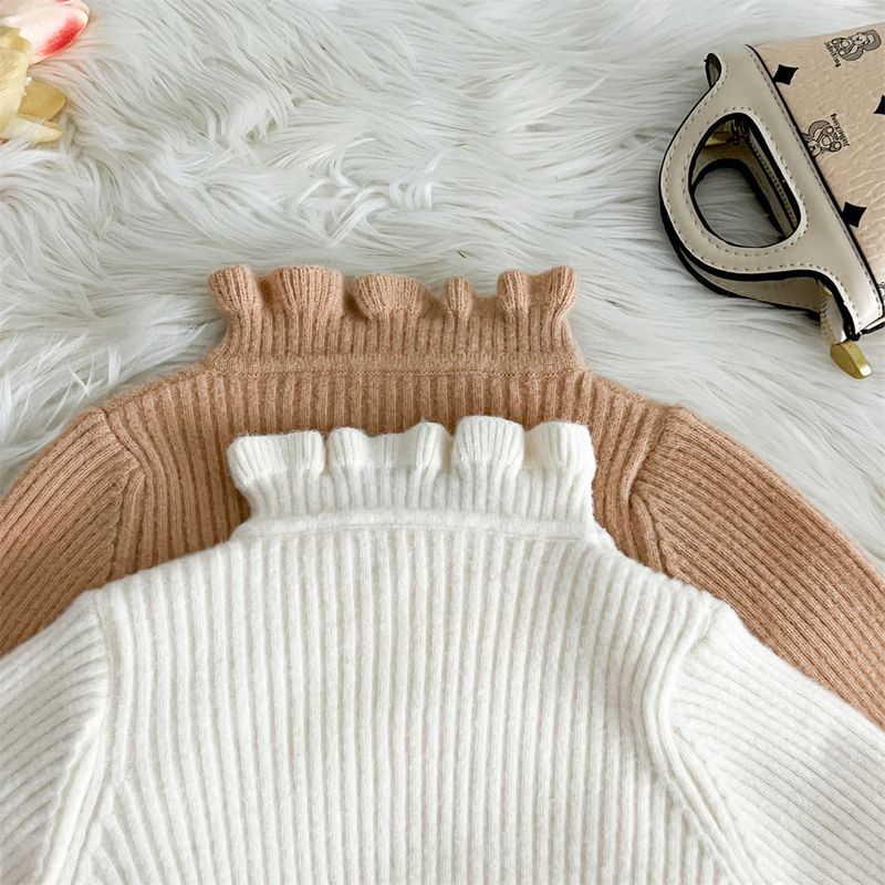 2025 Nuovo gilet di pelliccia per ragazze autunno e inverno stile coreano, abito a tre pezzi, gilet di pelliccia lungo + gonna di pelle + camicia inferiore_voghion.com