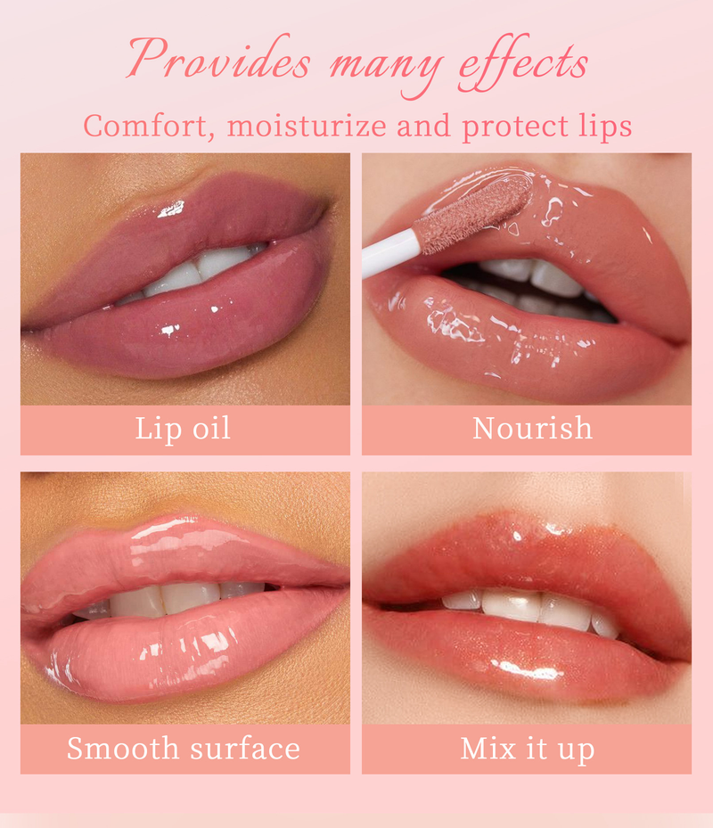 Le gloss aromatisé aux fruits Hellokiss hydrate et répare le fond de teint, ce qui en fait une huile à lèvres transparente_voghion.com