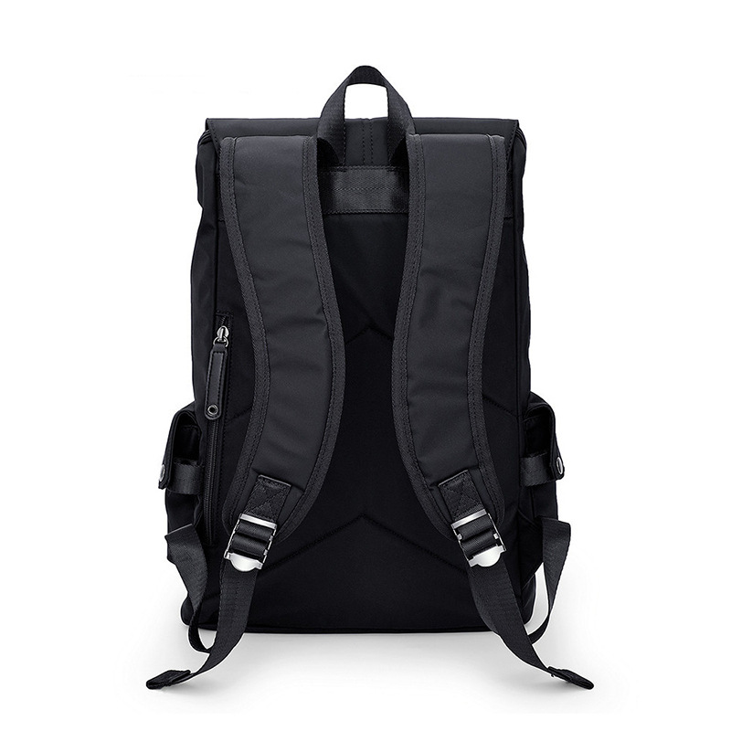 New backpack for men's trendy Korean version simple and casual nylon large capacity travel bag, backpack, straight_voghion.com