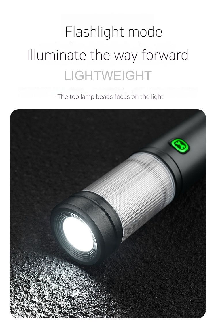Holofote de acampamento externo três em um, à prova de chuva e lâmpada de iluminação de adsorção magnética suspensa, lâmpada de carregamento_voghion.com
