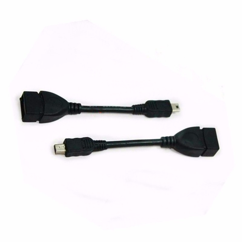 Test before send USB A Female to Mini USB B Male Cable Adapter 5P OTG V3 Port Data Cable For Car Audio Tablet For MP3 MP4_voghion.com