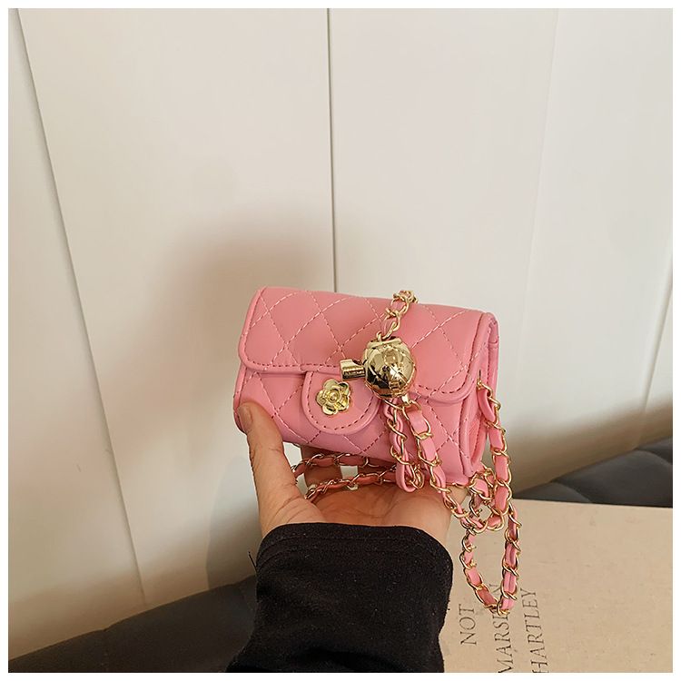 Borsa a tracolla da donna, borsa monospalla con filo ricamato a forma di diamante e pallina dorata, mini borsa casual da viaggio_voghion.com