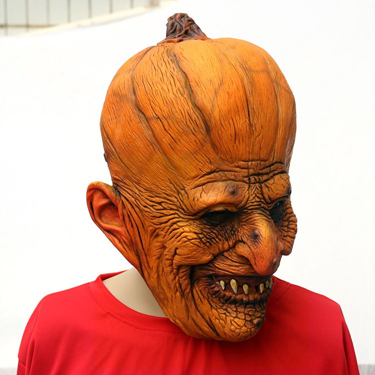 Halloween Flesh Colored Witch Mask Haunted House Escape Room Costume Prank Woman Headgear Character Play Props_voghion.com