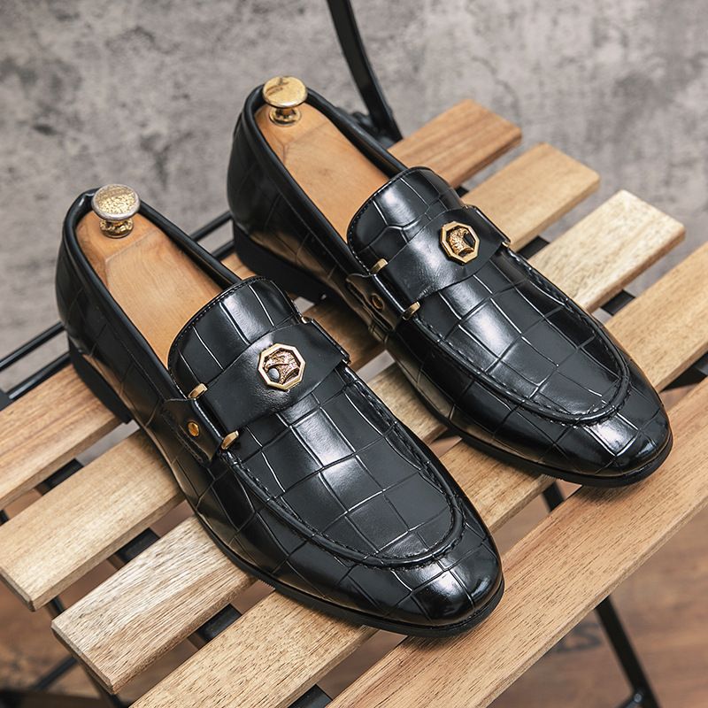 Große Business-Männer, britische Mode-Loafer für formelle Kleidung, atmungsaktive Lazy Sho, professionelles Büroleder_voghion.com