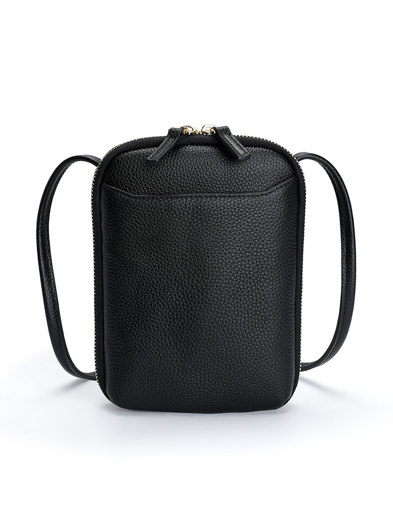 für neue Nischen-Design Schulter Trendy einfache echtes Leder Telefon Frauen Umhängetasche Mini_voghion.com