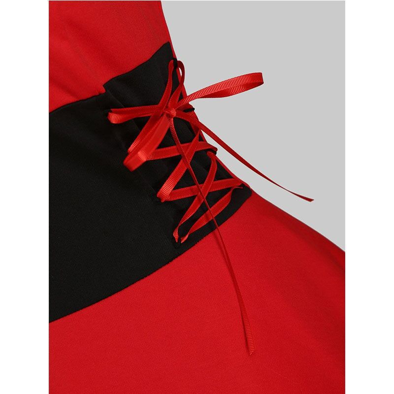 Chrëschtdagsfraekleeder 4 Faarwen 8 Gréissten Chrëschtkostüm Hues Meedchen sexy a léif Performance Kostüm Tailleband onregelméisseg Kleed_voghion.com