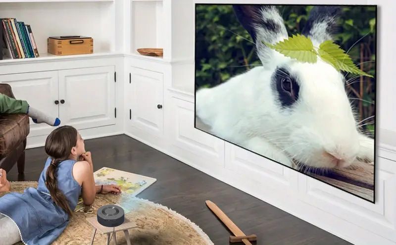 Portable Theater 1080p Android Smart HD 4K Wireless Projector For Home Use_voghion.com