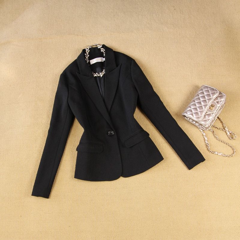 2025 Spring And Autumn New 2-Piece Set For Women British Style Small Blazer Suit + 9/10 Slim Fit Pants_voghion.com