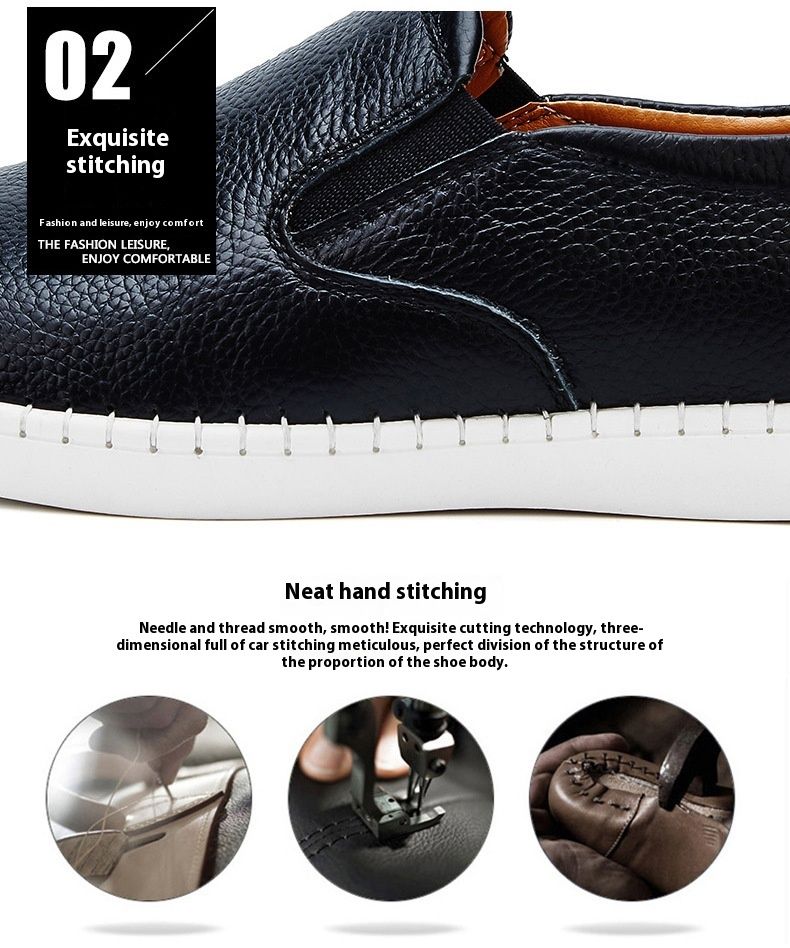 9933 Frühlings- und Herbstschuhe für Herren in großen Größen, niedrige Schuhe aus Leder, Schuhe mit flacher Sohle aus Rindsleder_voghion.com