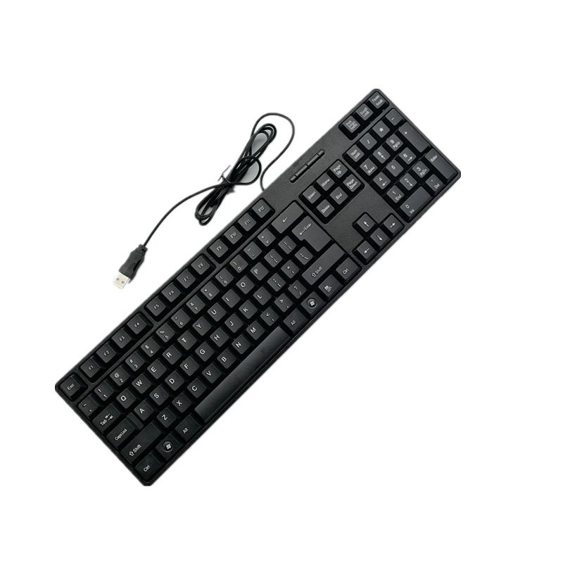 Spanish French Russian Arabic Letter Keycaps Gaming Keyboard USB Wired 104 Keys For Computer_voghion.com