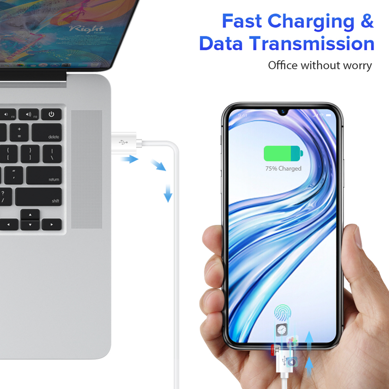 25/100/150/200/300cm Micro USB Charge Cable 2A Fast Charging Micro Data Cord For Huawei Samsung Xiaomi Android Mobile Phone_voghion.com