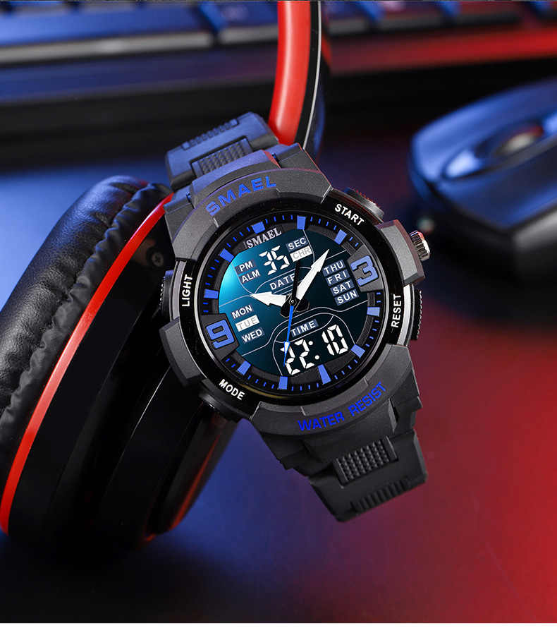 SMAEL nouvelle montre de sport électronique de mode personnalisée montre électrique amovible en alliage pour hommes_voghion.com