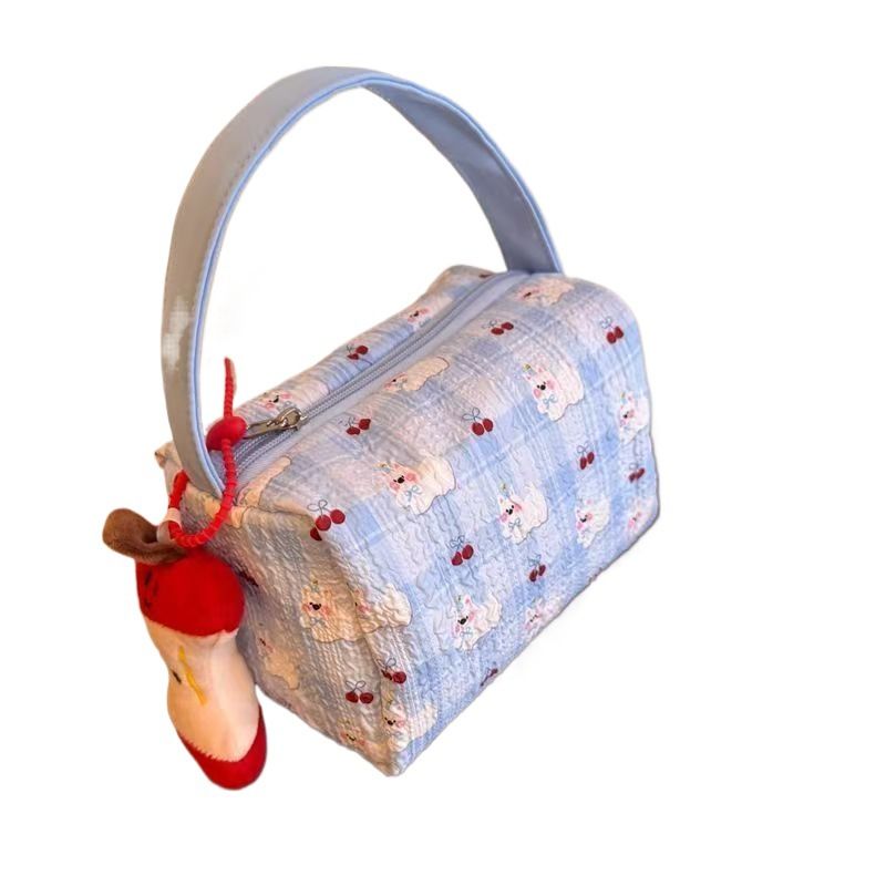 Herbst/Winter Neue Aufbewahrungstasche Große Kapazität Tragbare Kulturtasche Reise Make-Up Handtasche_voghion.com