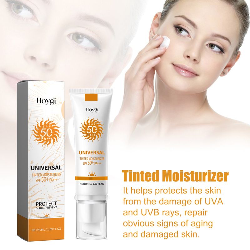 Hoygi All In One Foundation Makyaj Açık Hava UV İzolasyonu Aydınlatıcı Cilt Nemlendirici Koruma Kremi_voghion.com