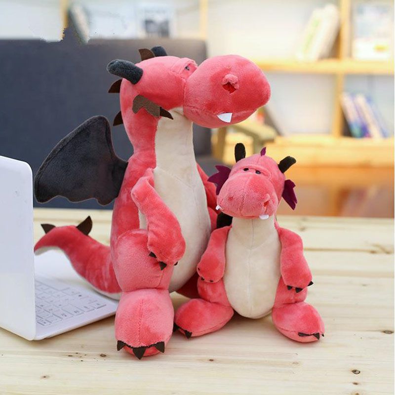 I miękka, super słodka lalka dinozaur Tyrannosaurus Rex pluszowa zabawka na urodziny chłopców_voghion.com