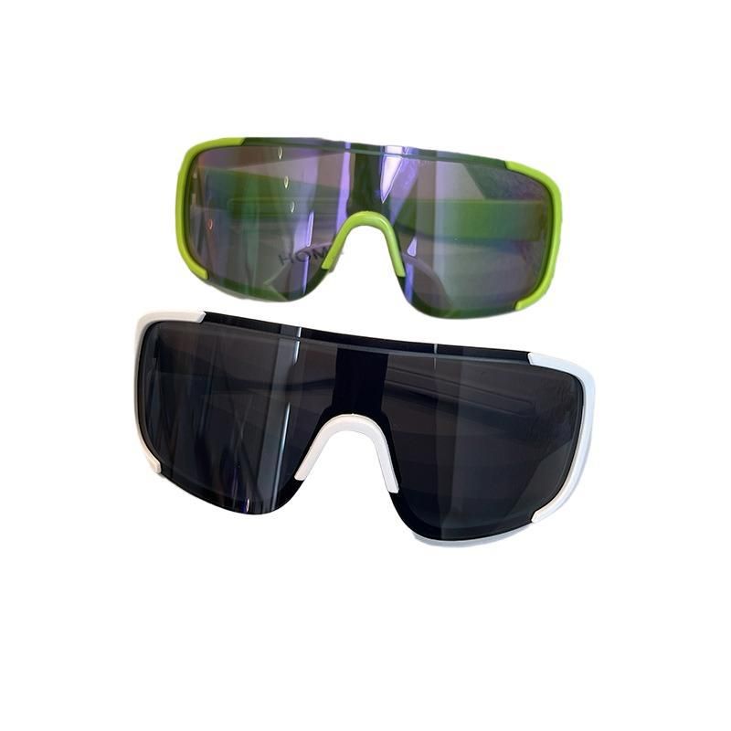Outdoor Cycling Windproof Slimming Sunglasses Ski Goggles Protective Black Large Frame Hiking Glasses_voghion.com