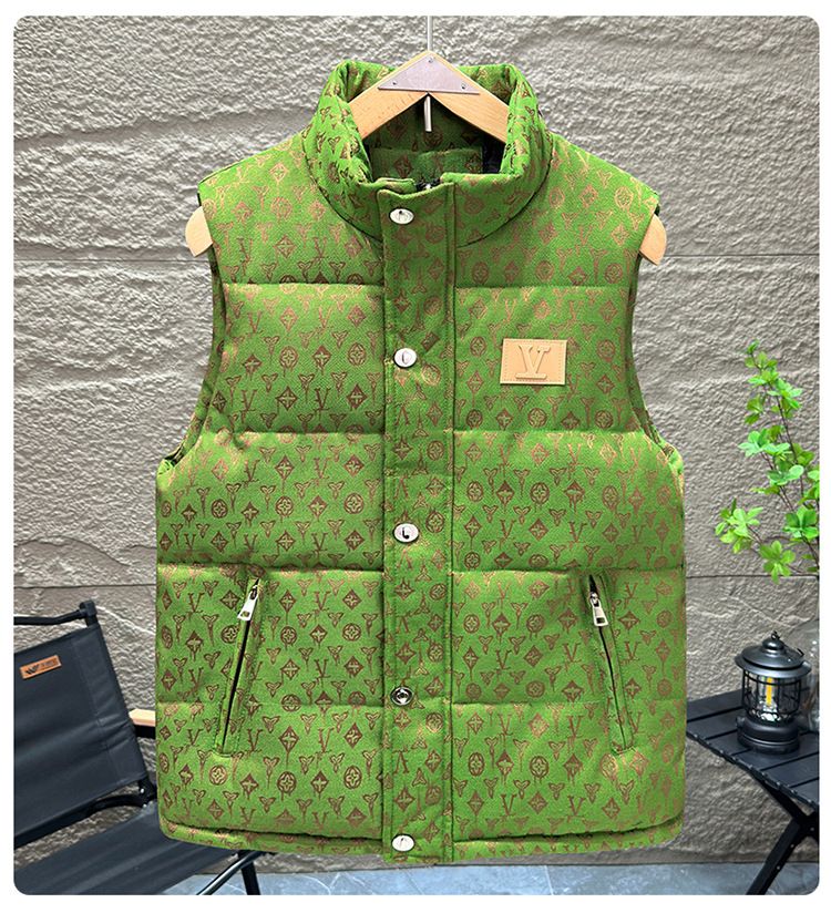 Chaleco acolchado unisex: capa de invierno a juego para parejas (tallas L-4XL, relleno de algodón, básico para ropa urbana)_voghion.com
