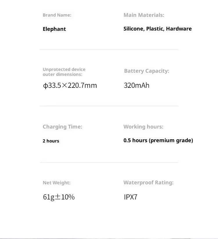 LuvBox Elephant Vibrateur télescopique à pulsations, jouet sexuel portable télécommandé pour femmes, vibrations puissantes et insérables_voghion.com