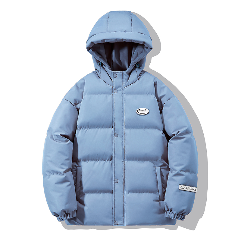 LM Binjie Baumwolljacke Herren neue Kapuzen-Baumwolljacke Trend koreanische Version kurze Winter-Baumwolljacke Herrenjacke_voghion.com